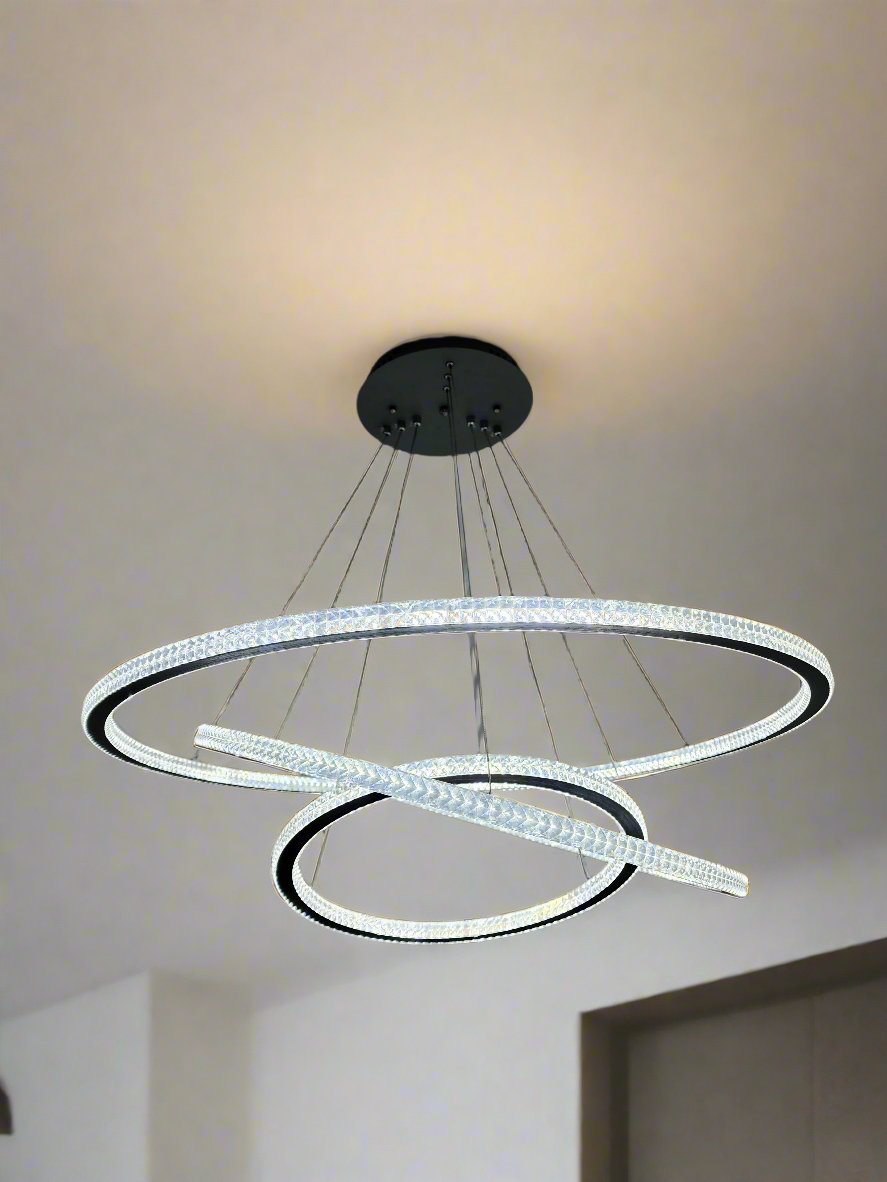 3 Rings crystal chandelier pendant light - 20215-4 6.8.