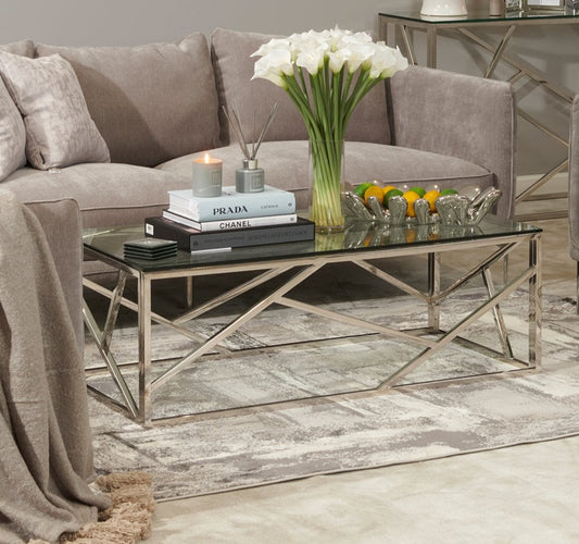 Geometric coffee table