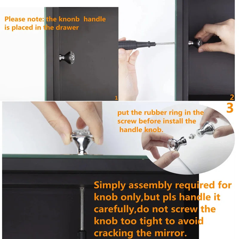 Belle 3 Drawer Medium Pedestal set of 2