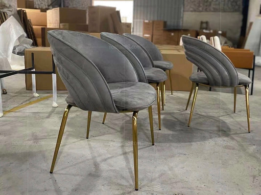 Harp luxury dining chair