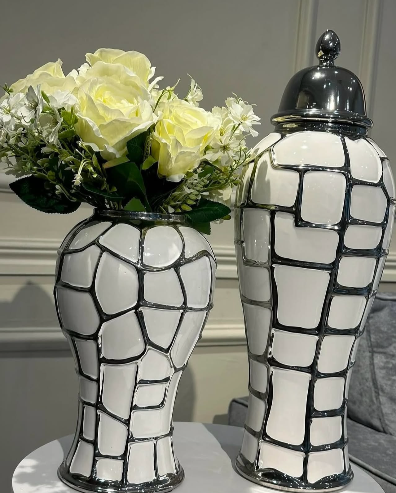 Mona ginger jar set
