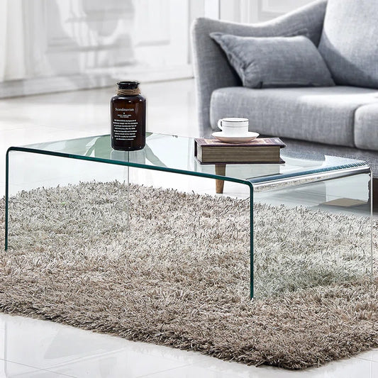 Donique glass coffee table