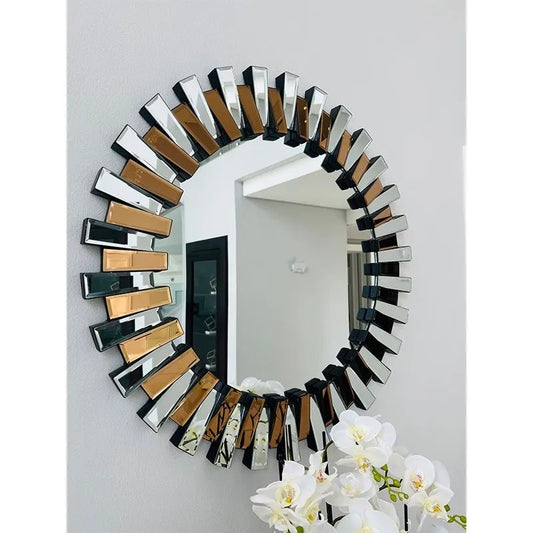 2 Tone zip mirror