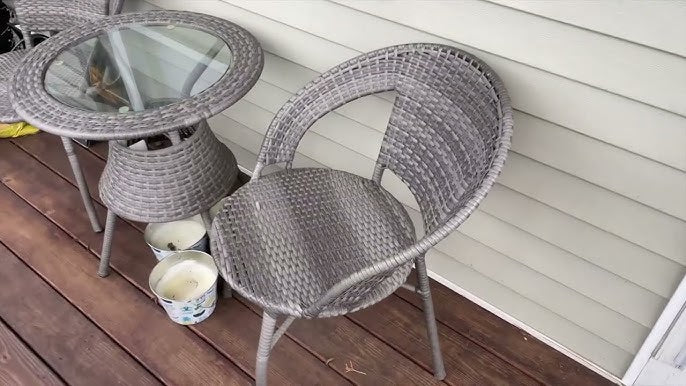Cora grey 3pc patio set