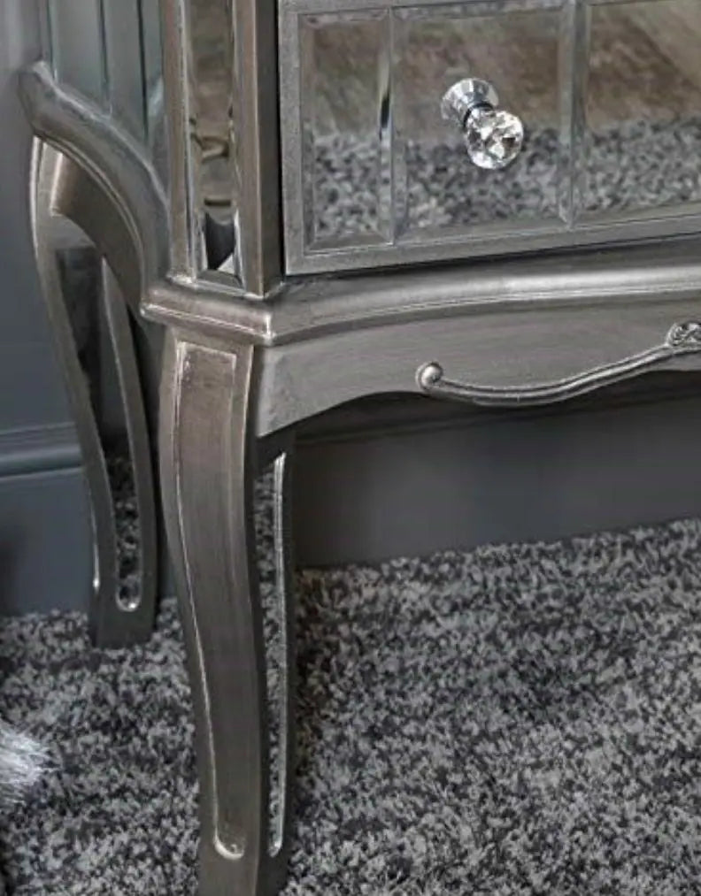 Vintage Mirror Pedestal 2 drawer- medium – Set of 2