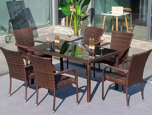 Vumba 6 seater patio dining set