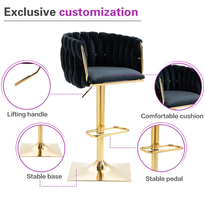 Twisted 01 bar stool