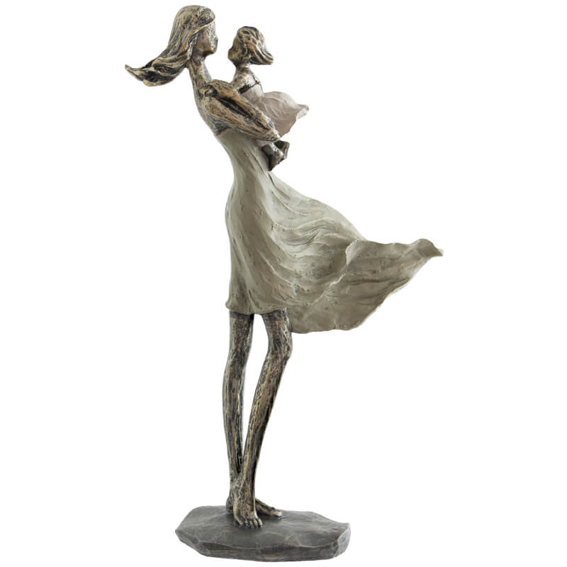Mother and baby figurine 31cm