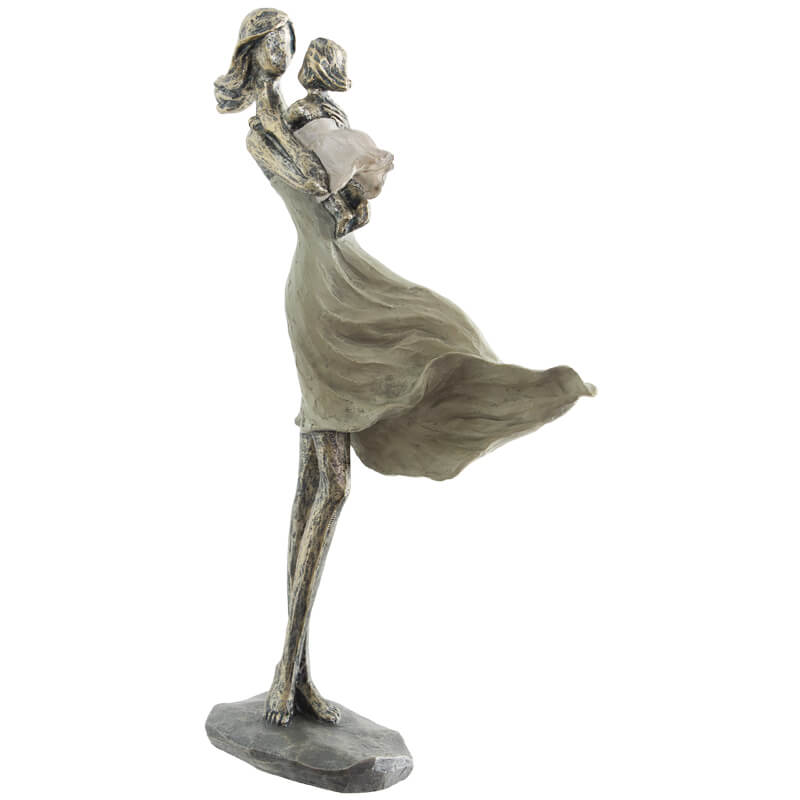 Mother and baby figurine 31cm