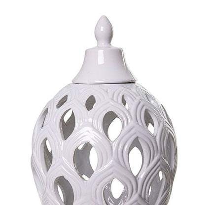 Leaf ginger jar set