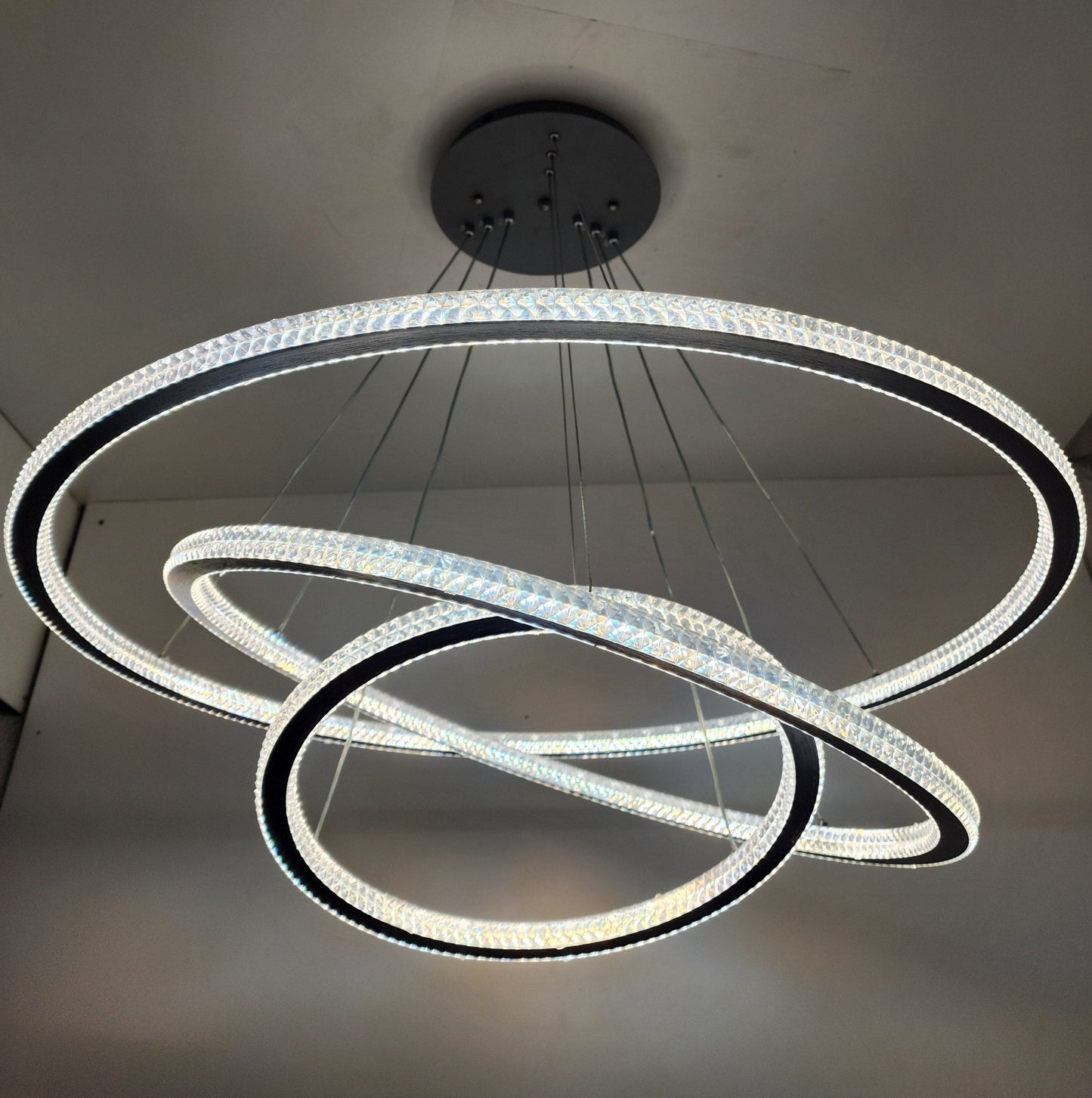 3 Rings crystal chandelier pendant light - 20215-4 6.8.