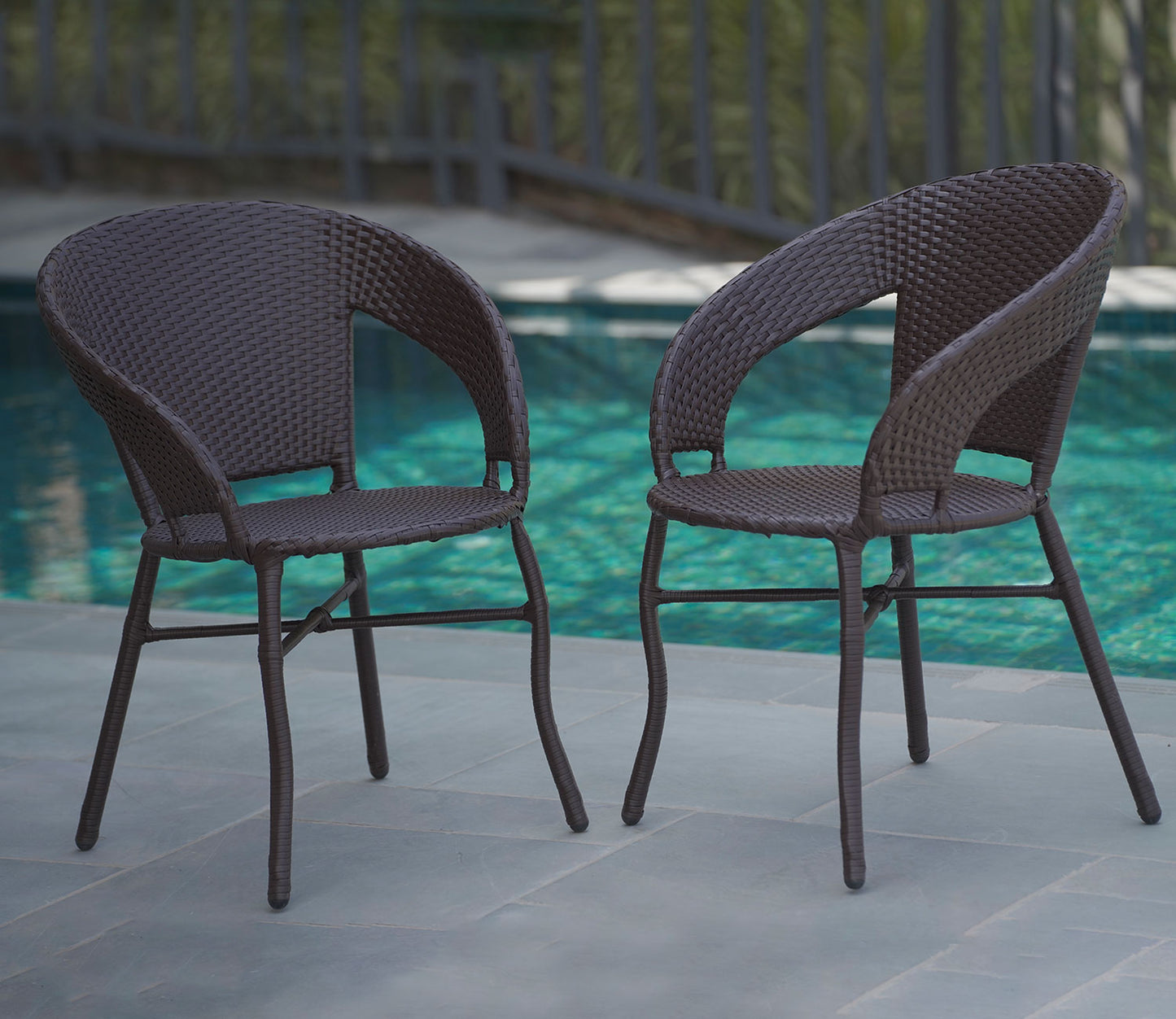 Cora brown 3pc patio set