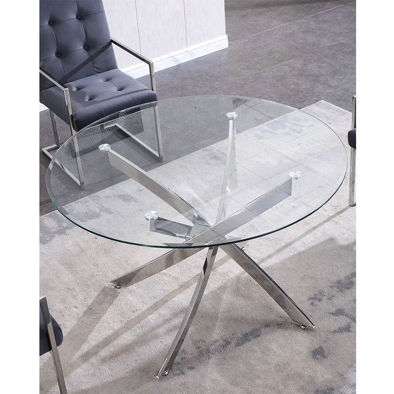Novar 140cm round dining table