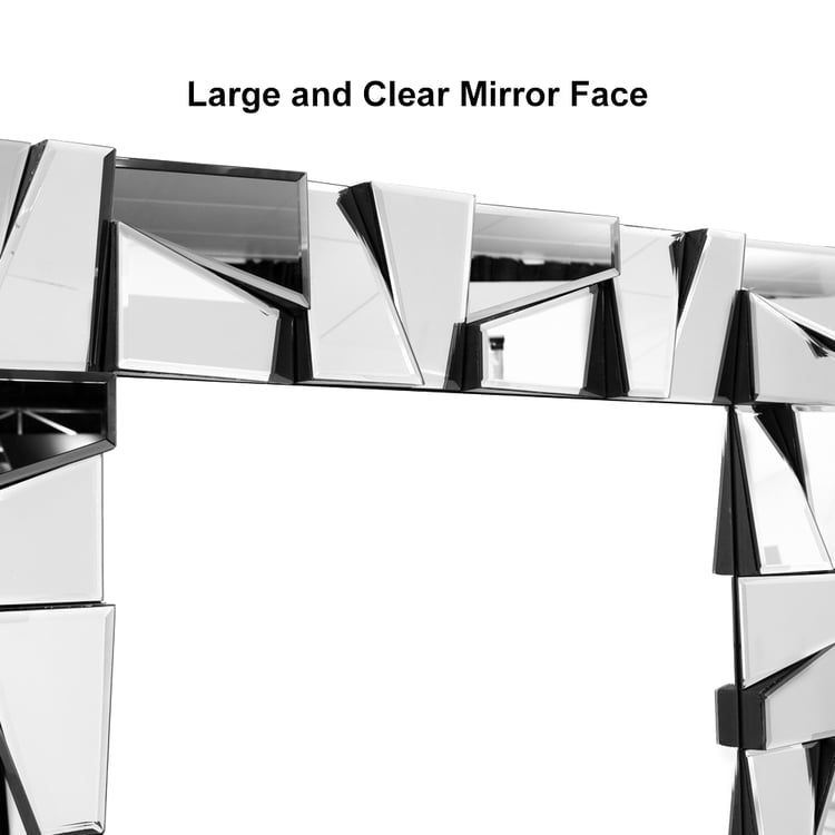 Glam rectangle full length mirror