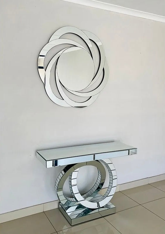 Lemniscate console and mirror