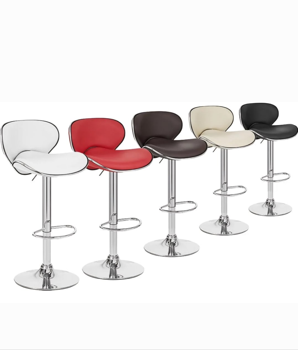 Retro Pu leather bar stool