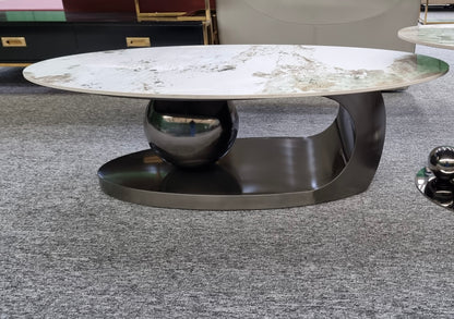 Luvre oval coffee table