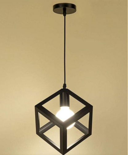 Metal Cube Pendant Lamp