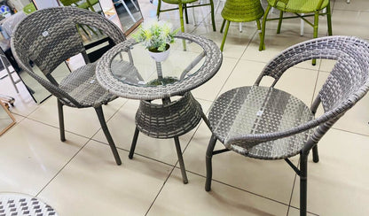 Cora grey 3pc patio set