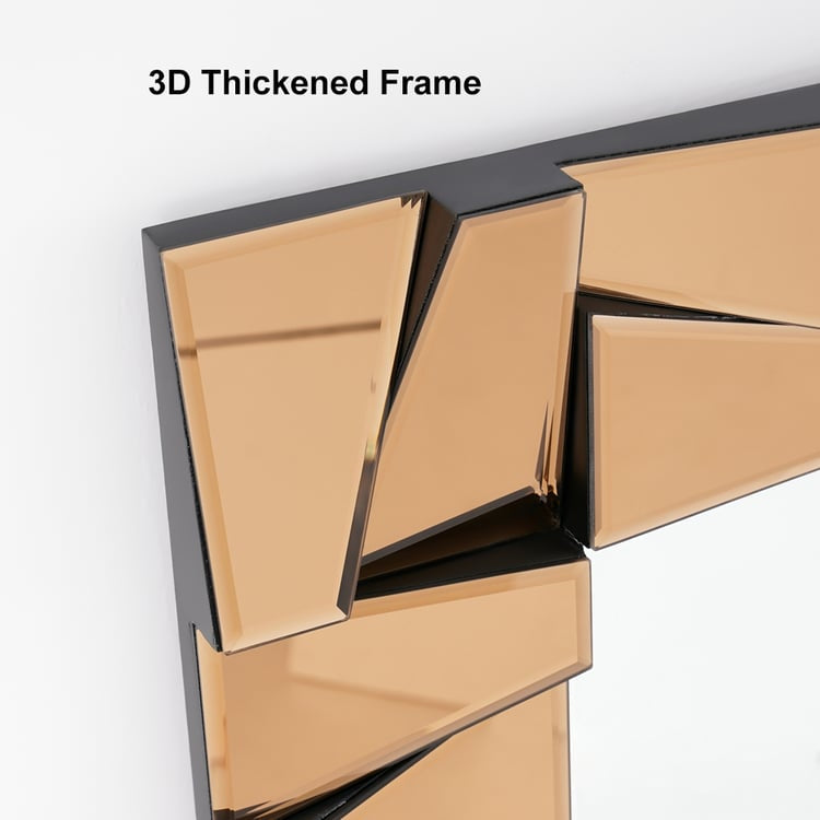 Glam rectangle full length mirror