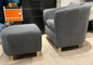 Princ tub chair and ottoman