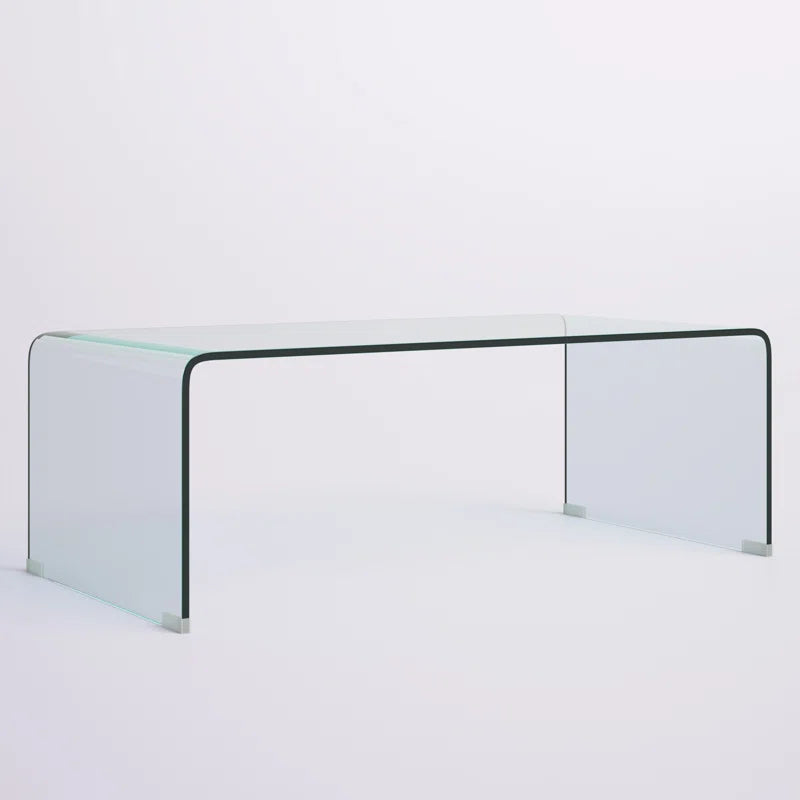 Donique glass coffee table