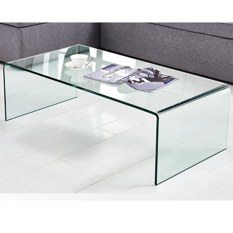 Donique glass coffee table