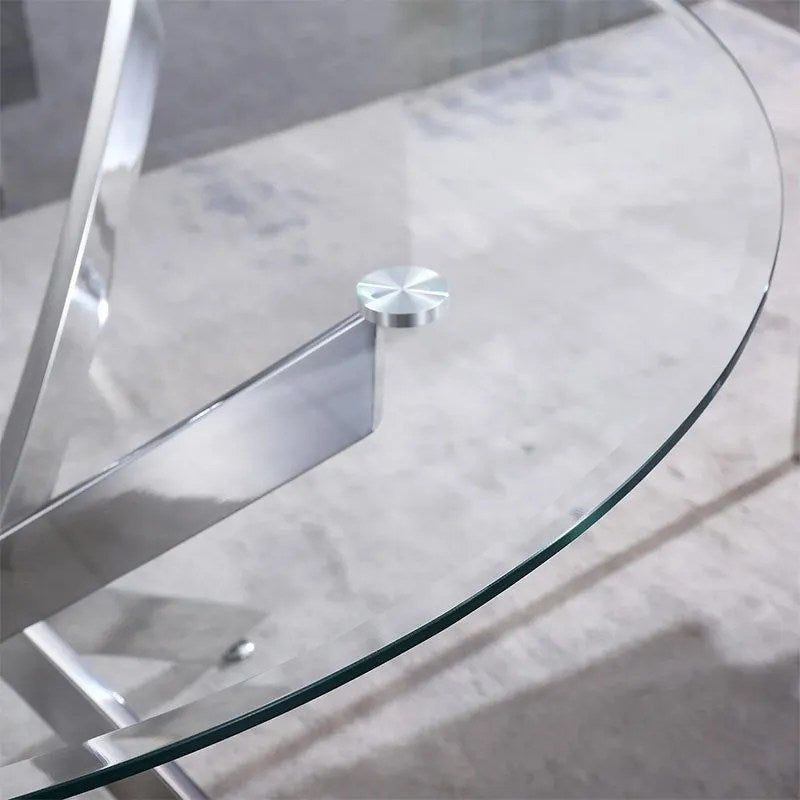 Novar 140cm round dining table