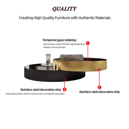 Quiin swivel coffee table