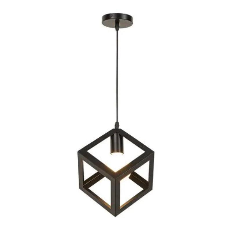Metal Cube Pendant Lamp