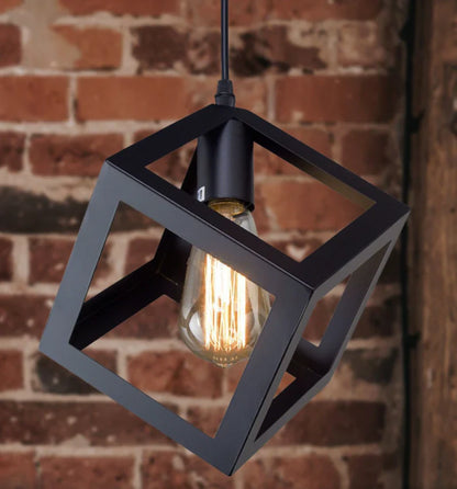 Metal Cube Pendant Lamp